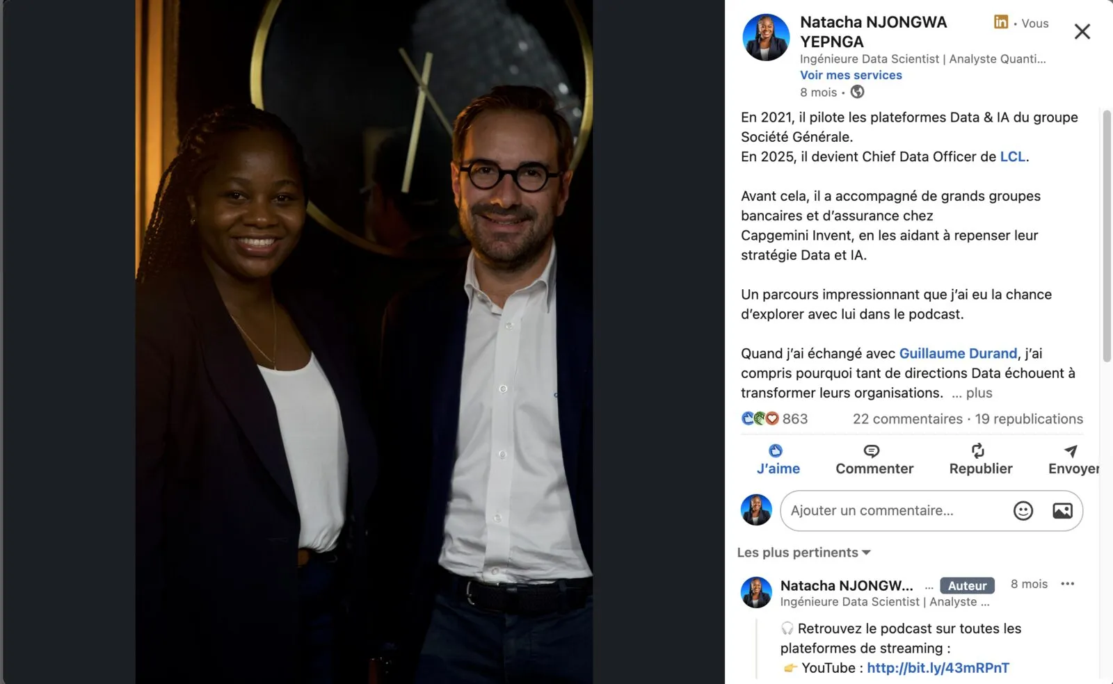 Avec les invités du podcast