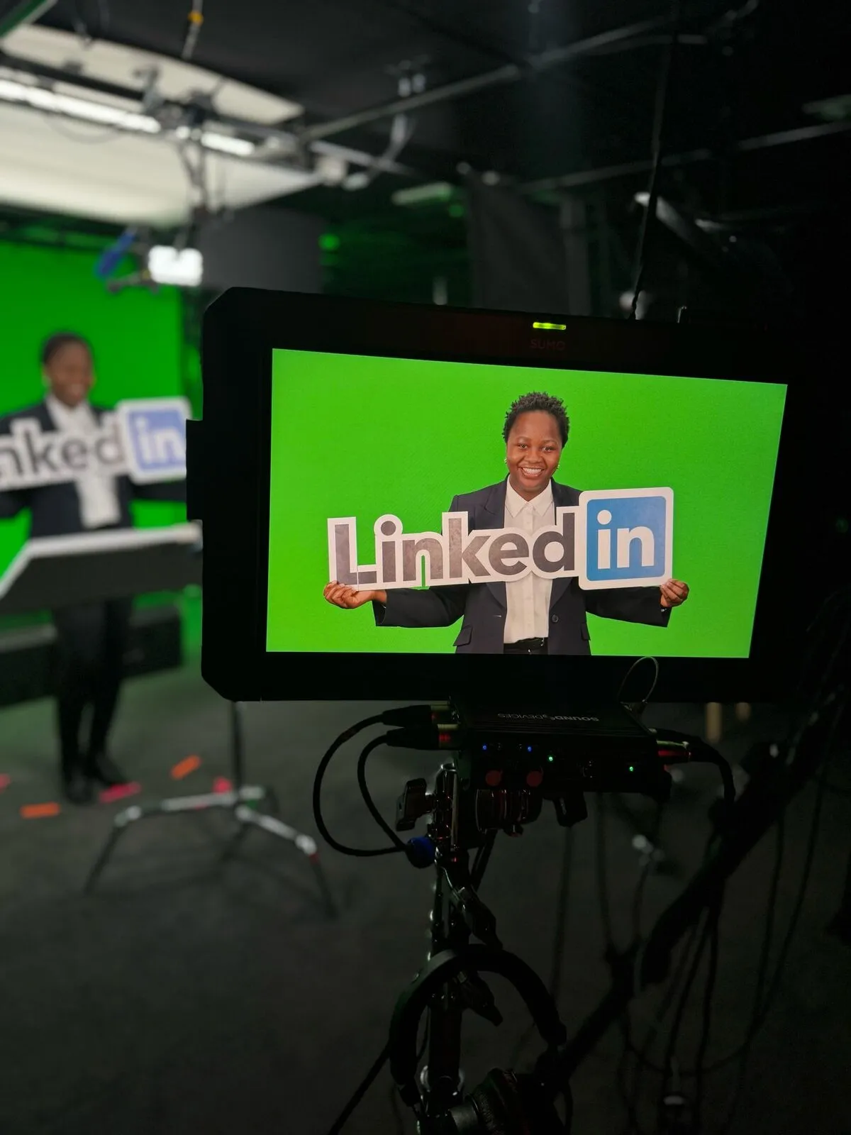 Tournage studio avec LinkedIn
